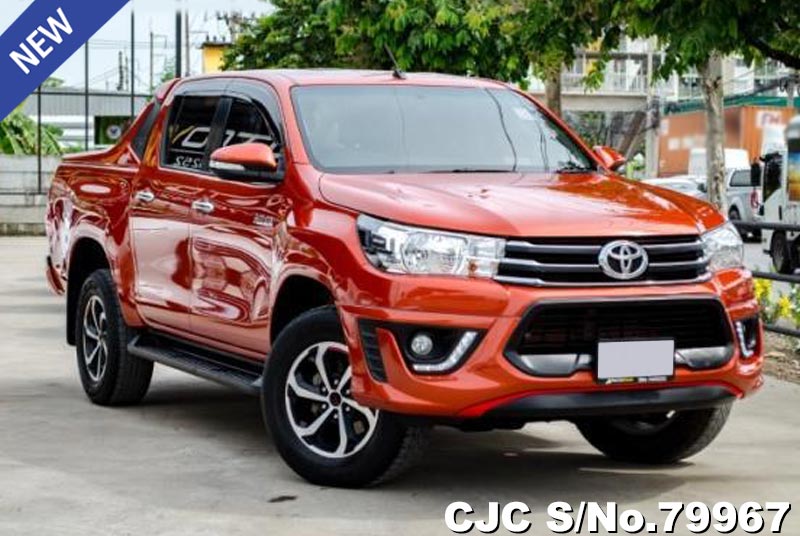 2016 Toyota Hilux Orange For Sale Stock No 79967 Japanese Used Cars Exporter